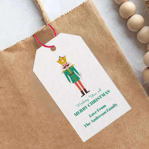 Festive Christmas Nutcracker  Gift Tags