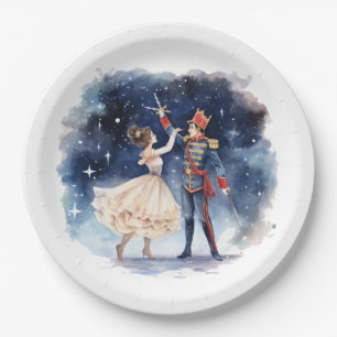 Festive Christmas nutcracker party  Paper Plate
