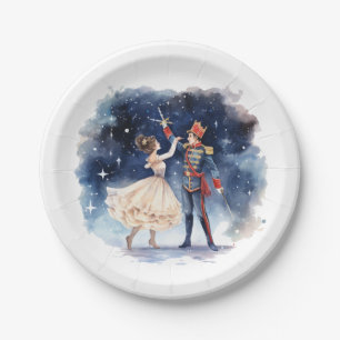 Festive Christmas nutcracker party Paper Plate