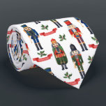 Festive Christmas nutcracker tiled pattern  Tie<br><div class="desc">Festive Christmas nutcracker tiled pattern neck tie</div>
