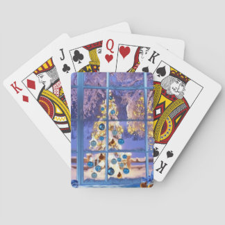 Festive Christmas Ornaments Playing Cards