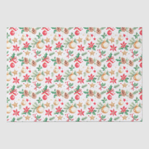 Festive Christmas Ornaments Tissue Paper