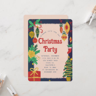 Festive Christmas Party Invitation