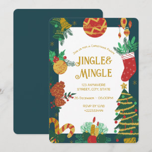 Festive Christmas Party Invitation