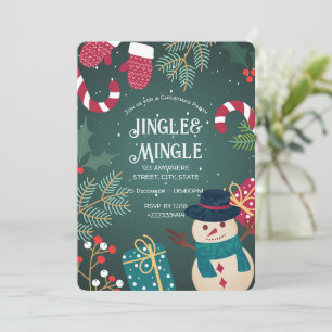 Festive Christmas Party Invitation