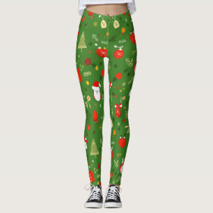 Festive Christmas Pattern Leggings