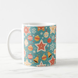 "Festive Christmas Pattern Mug" Coffee Mug
