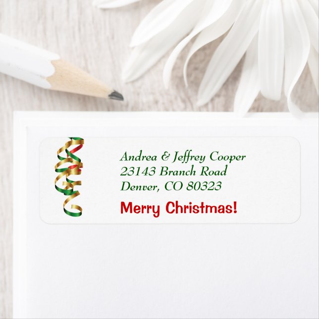 Festive Christmas Ribbon (Insitu)