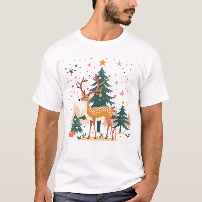 Festive Christmas Spirit T-Shirt (Front)