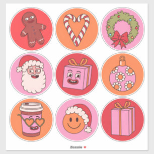 Festive Christmas Sticker Set