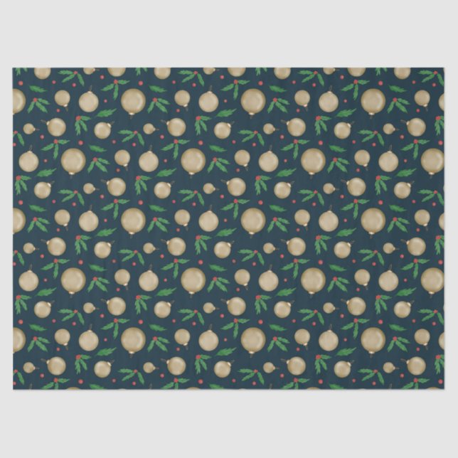 Festive Christmas Tissue Paper  (Front)