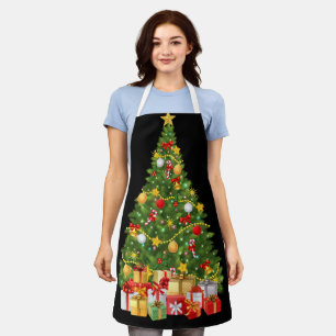 Festive Christmas Tree Apron