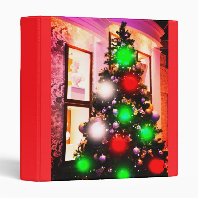 Festive Christmas tree Binder (Front/Spine)