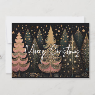 Festive Christmas Tree Greeting Card