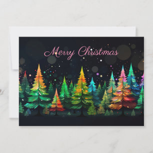 Festive Christmas Tree Greeting Card