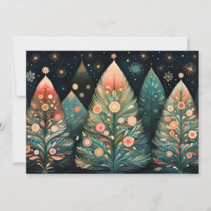 Festive Christmas Tree Greeting Card