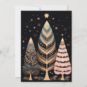 Festive Christmas Tree Greeting Card