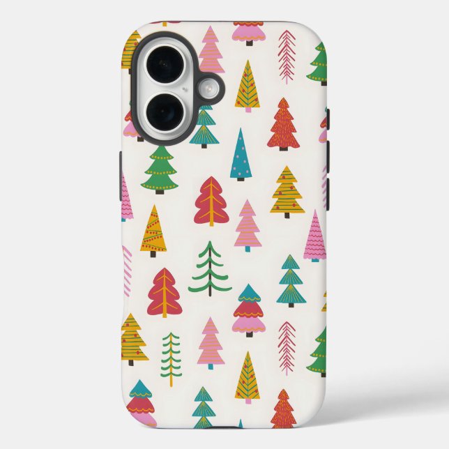 Festive Christmas Tree iPhone case (Back)
