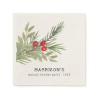 Festive Christmas Watercolor Greenery