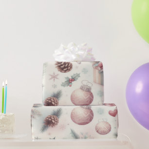 Festive Christmas wrapping paper