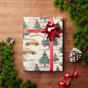 Festive Christmas wrapping paper