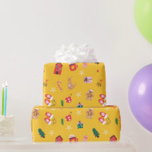 Festive Christmas Wrapping Paper Holiday Gift Wrap
