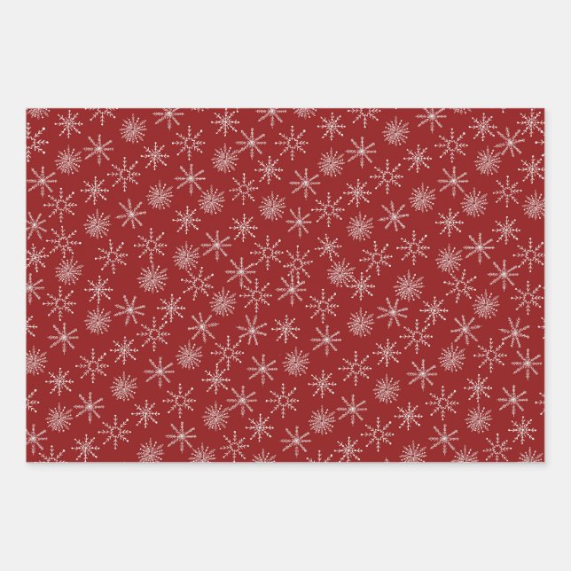 Festive Christmas Wrapping Paper Sheet (Front)