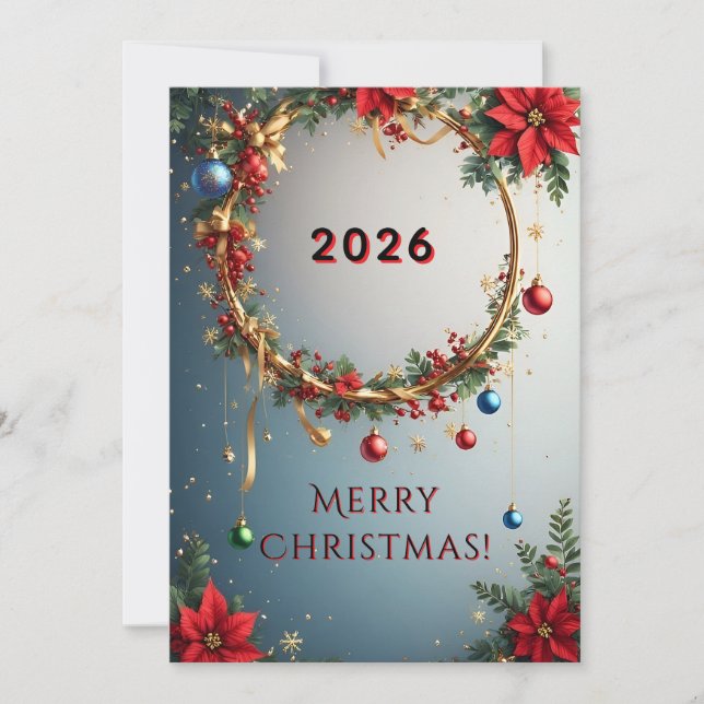 Festive Christmas Wreath (Front)