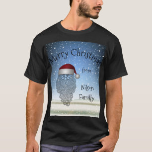 Festive Chritsmas Party Funny Cute Santa Claus     T-Shirt