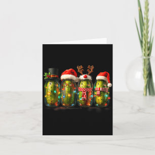 Festive Ckle Jar Meme Christmas Lights Santa Hat X Card