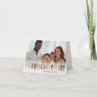 Festive Colourful Christmas Folded Full Photo