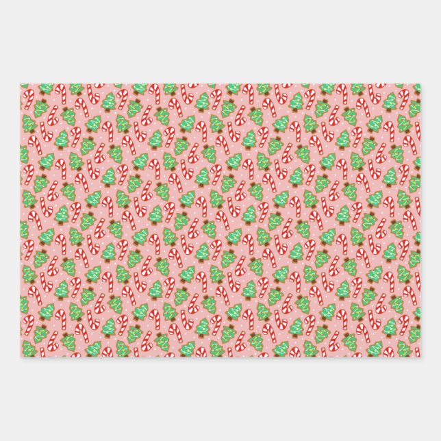 Festive Cookie Wrapping Paper (Front 3)
