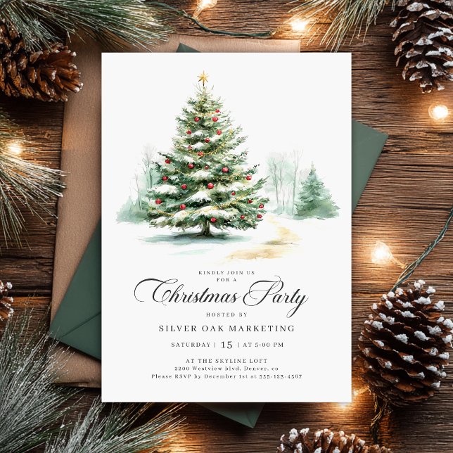 Festive Corporate Christmas Party Invitation (Creator Uploaded)