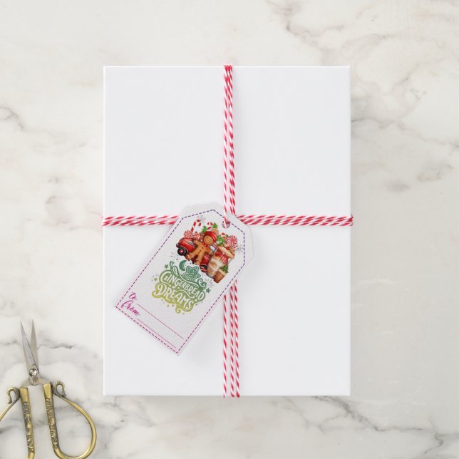 Festive creative Christmas gift tags (With Twine)
