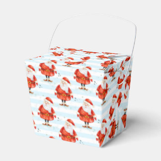 Festive Cute Santa Claus Favor Box