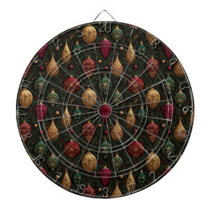 Festive Damask  Dartboard