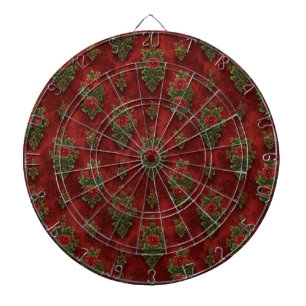 Festive Damask  Dartboard