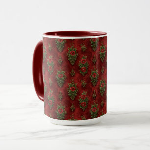 Festive Damask  Mug