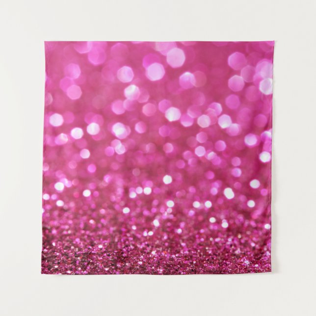 Festive Dark Pink: Elegant Abstract. Tapestry (Front)