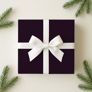 Festive dark purple wrapping paper