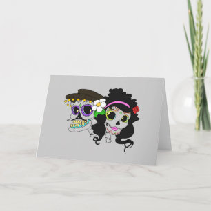 Festive Day of the Dead Art Card