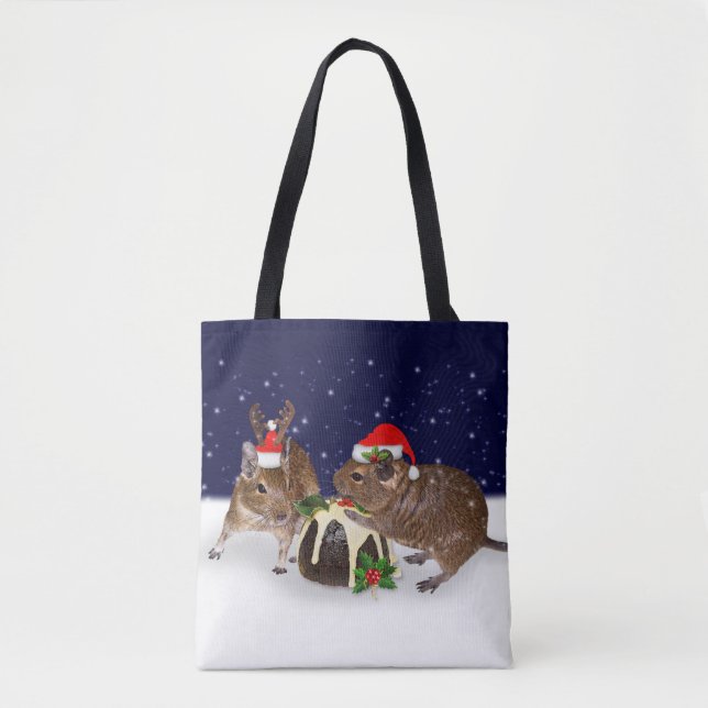 Festive Degus All Over Print Bag (Front)