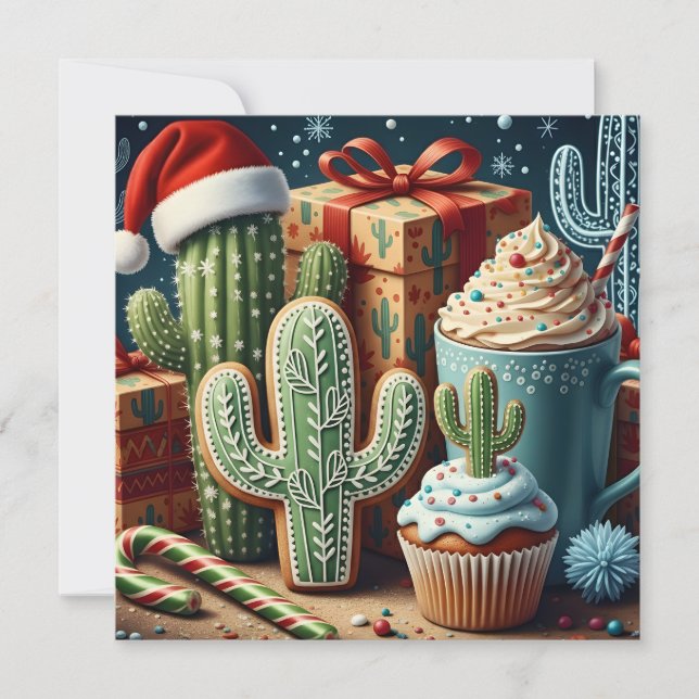 Festive Desert Christmas Scene (Front)