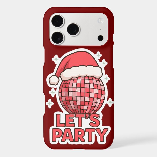 Festive Disco Vibes Sticker (Back)