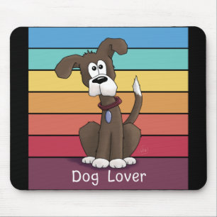 Festive Dog Lover   Mouse Pad