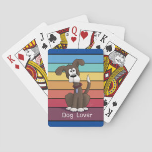 Festive Dog Lover    Playing Cards