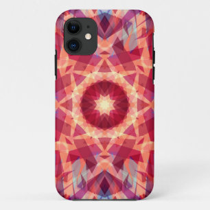 Festive Dopamine Decor Red Jolly Christmas Star  iPhone 11 Case