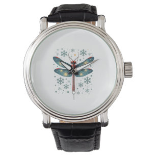 Festive Dragonfly Glow Watch