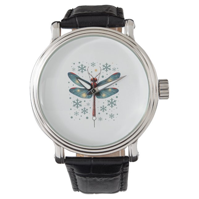 Festive Dragonfly Glow Watch (Front)