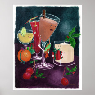 Festive Drinks Poster